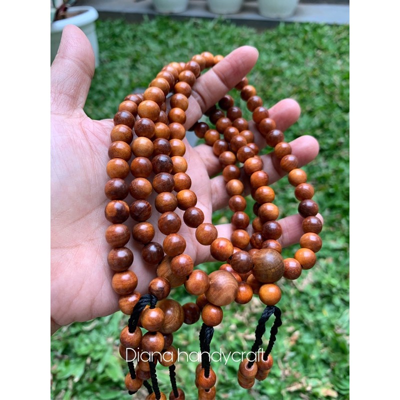 Tasbih Kayu Raja Aghatis. gaharu agatis SUPER isi 33