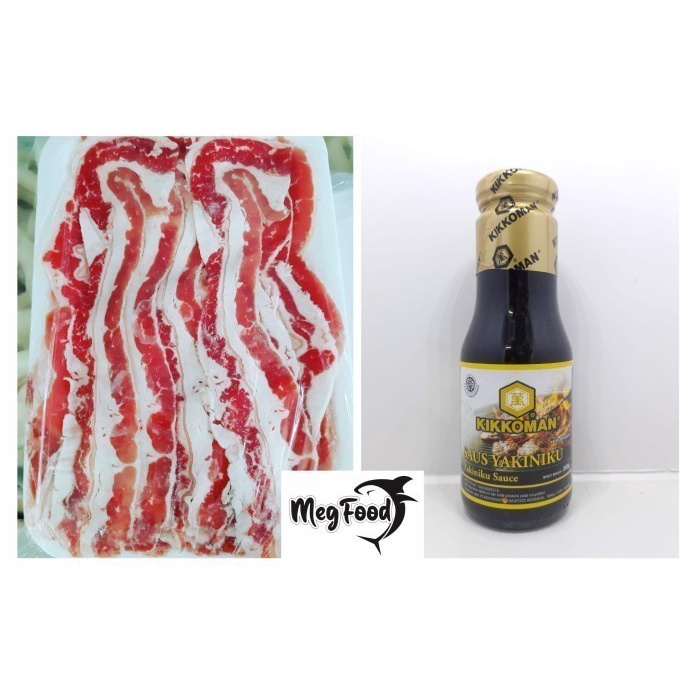 

Us Slice Beef 500 gram + Kikkoman Yakiniku 300 gr
