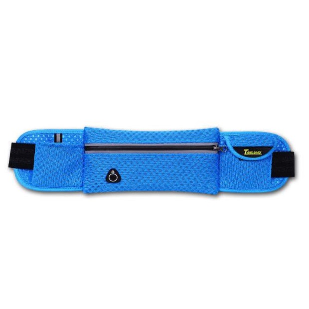 Universal Running Belt Waist Pack Unisex Sport Sweatproof for Mobile Phone - Grid Model