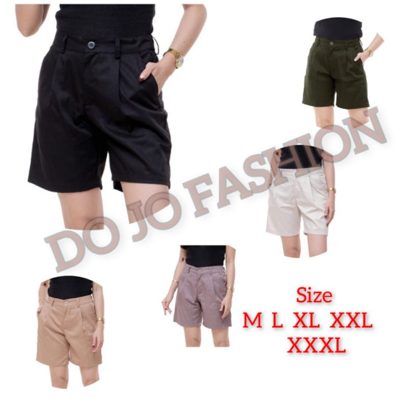 HOTPEN CELANA PENDEK WANITA SANTAI/HOTPANTS POLOS KOREA STYLE TERKINI KUALITAS PREMIUM