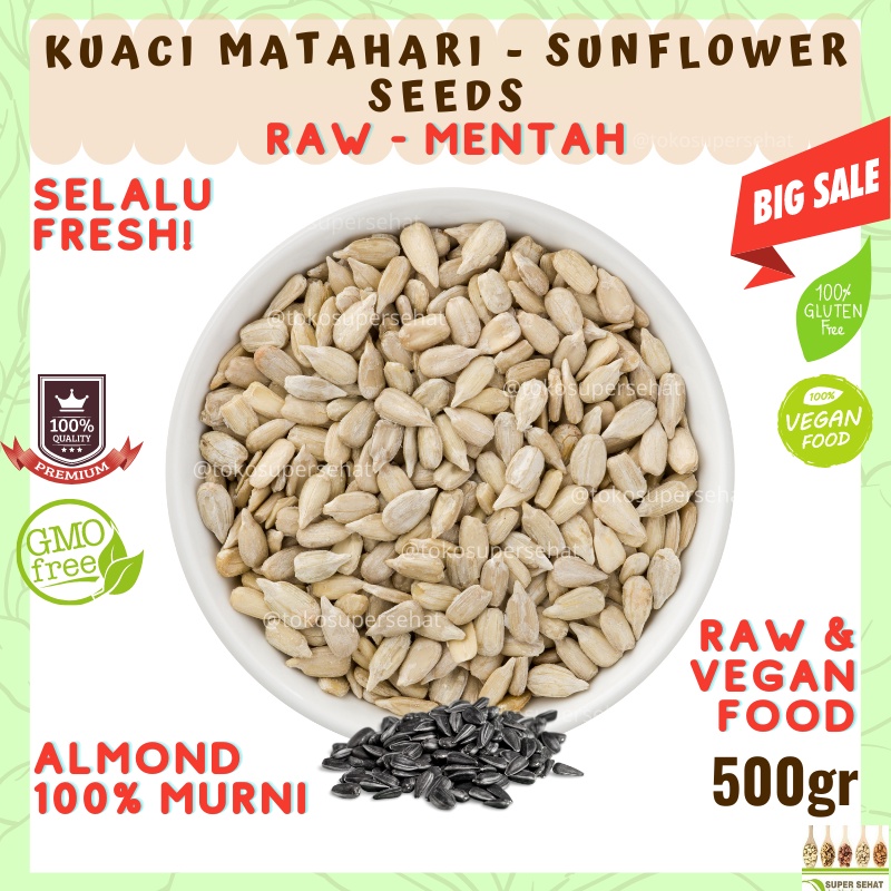 

SUNFLOWER SEED / BIJI BUNGA MATAHARI TANPA KULIT 500GR