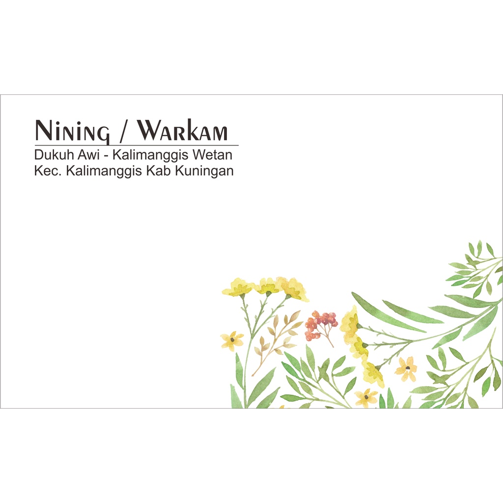 

Amplop Kondangan Unik dan Elegant