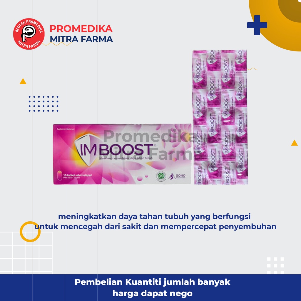 Imboost Tablet  / Strip / Suplemen Daya Tahan Tubuh Dewasa