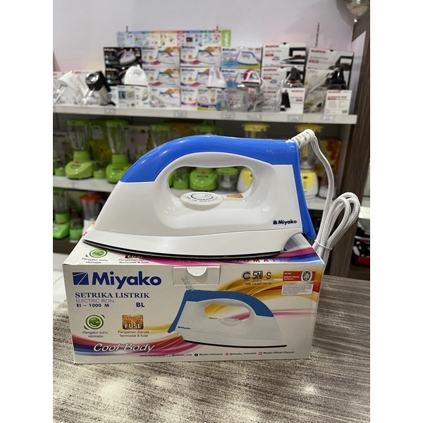 Setrika Miyako EI - 1000 M Setrika dry iron Anti Lengket EI-1000M