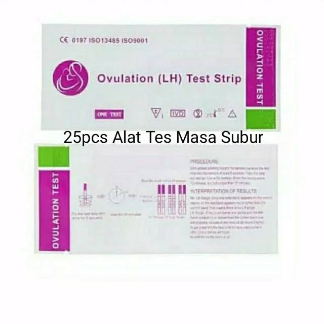 25pcs Ovulation LH Test Strip - Tes Masa Subur - Ovutest