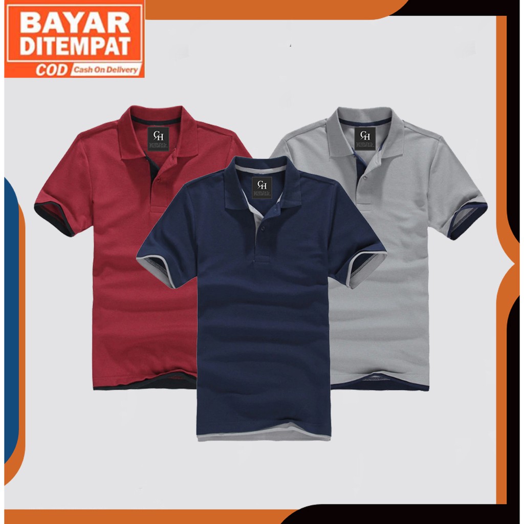 Kaos Polo Smith Polos Original Bandung Polo Shirt Pria Termurah