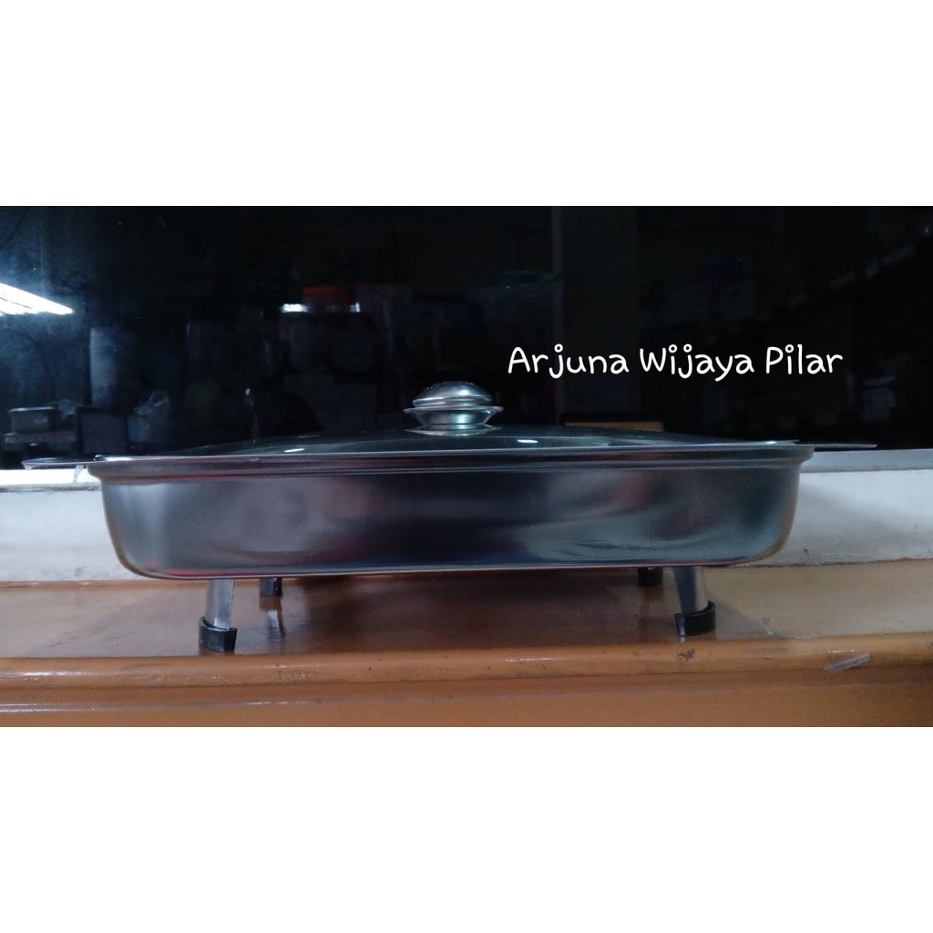 Prasmanan Stainless fast food serving pan