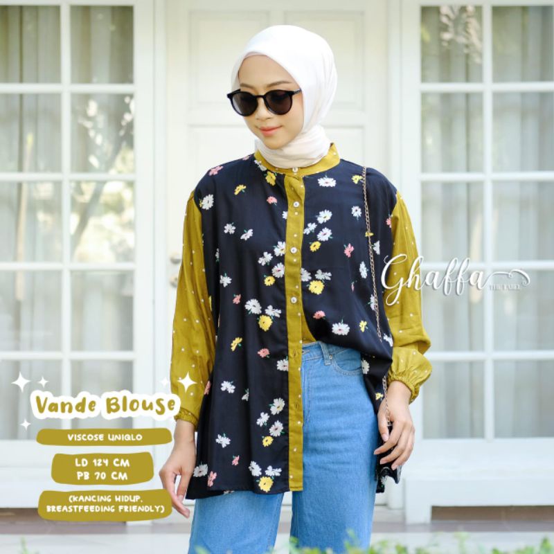Vande blouse motif cantik by ghaffa label