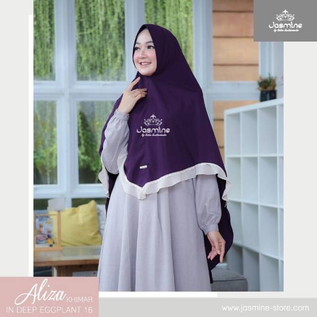 JILBAB KHIMAR JASMINE ALIZA KHIMAR SYARI MODERN