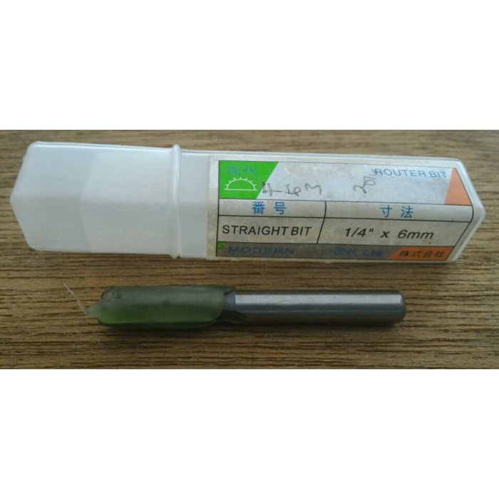 Mata Mesin Trimmer/Profil Straight Bit 6mm