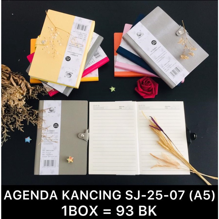 

Terlaris ✨ - Buku Notes Catatan Agenda Kancing Ukuran A5 C25 (T 21,5 cm x P 15 cm)3.1.23