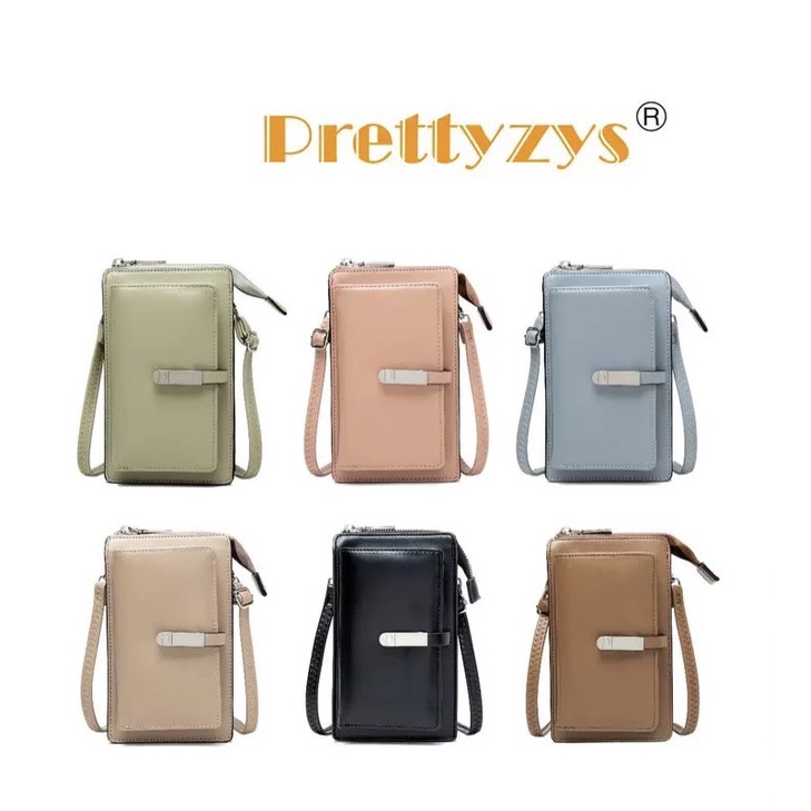 Tas Selempang Kulit Wanita Dompet Cewek Hp Touchscreen Mini Bag PTZ L121