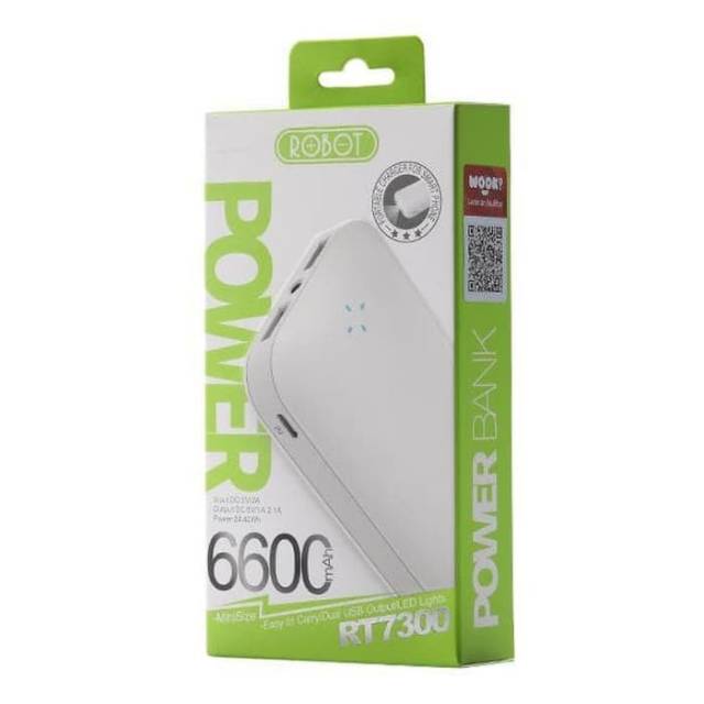 Power Bank ROBOT 6600MAH
