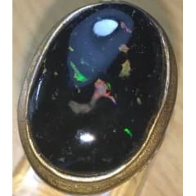 batu akik black opal