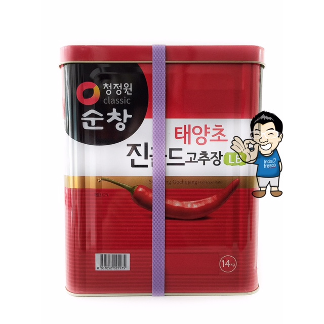 

Terbatas - Chung Jung One Gochujang- Saus Sambal Korea- Red Pepper Paste 14 Kg