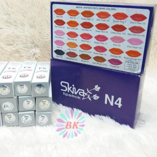 ● [BPOM] Lipstik Skiva Campur / no 500 / N4 Lusinan ❉
