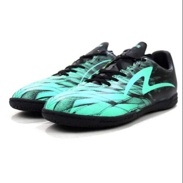 sepatu futsal specs victory in black mantis