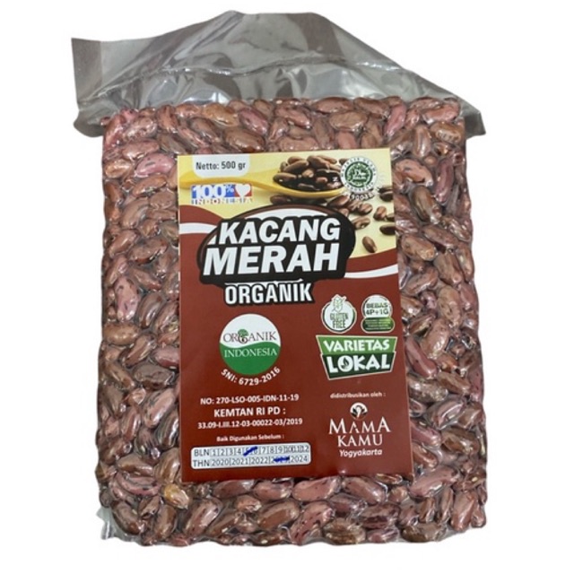 Mama Kamu Kacang Merah Organik 500g