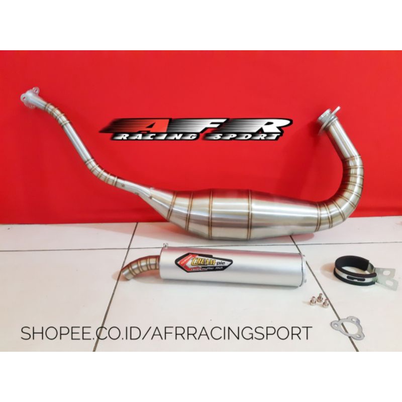 Knalpot Ninja R RR Stainless Creampie Cobra Silincer Las cor