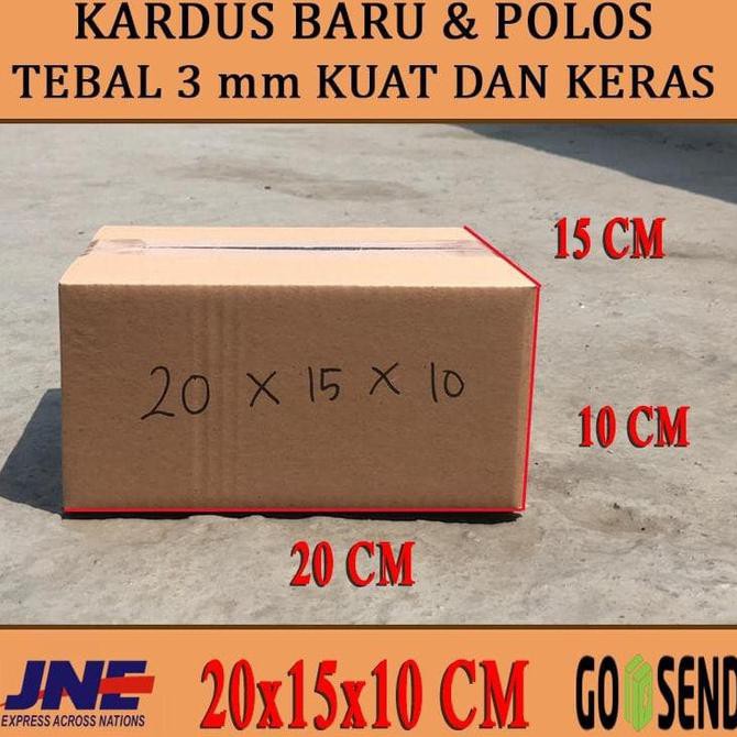 

Kardus Box Karton Polos Uk 20X15X10