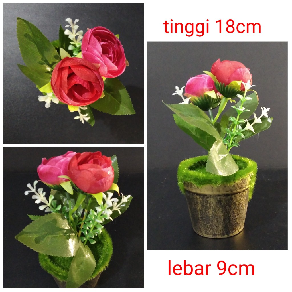 R710 Bunga Plastik Pajangan - Bunga Palsu Pajangan M662-2