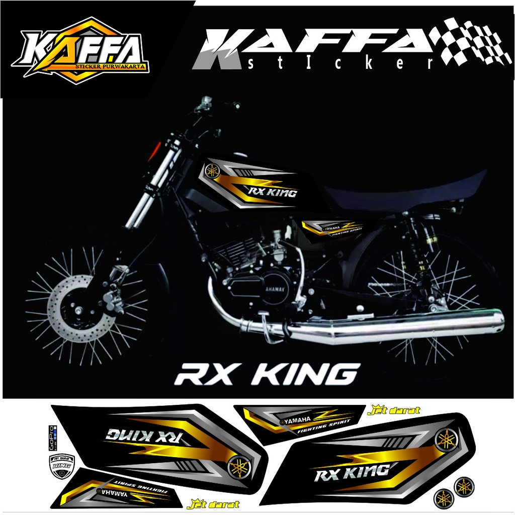 Striping Rx King - Stiker Variasi List Motor Rx King Racing style