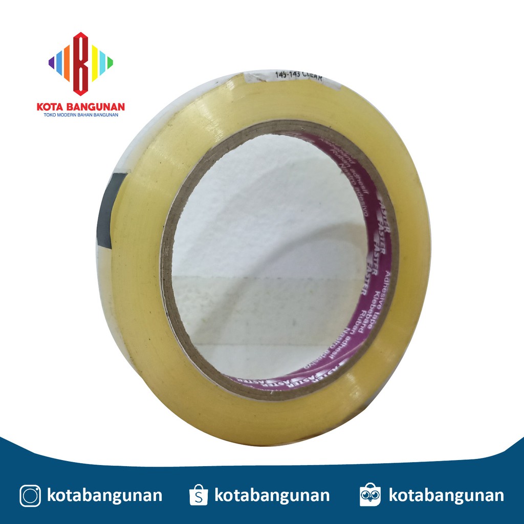 

Solatip/Lakban - Faster Sat 12mmX100y 145-143 CLEAR