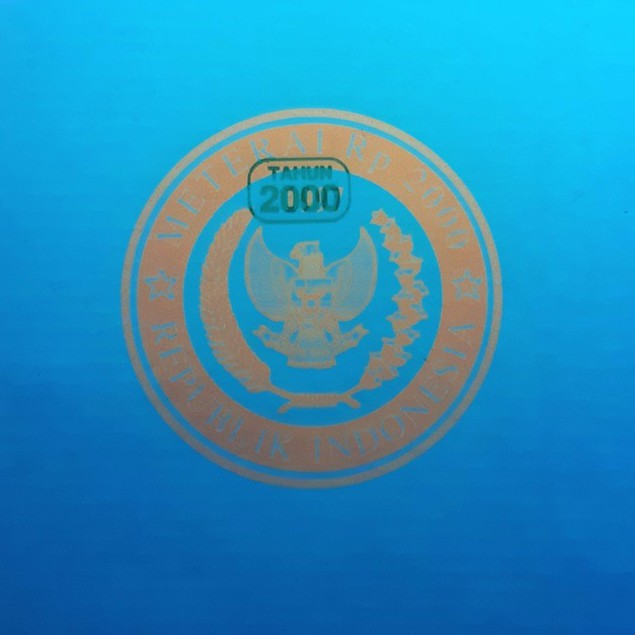 

Kertas Segel Tahun 1997 Cetak Tindih 2000 Double