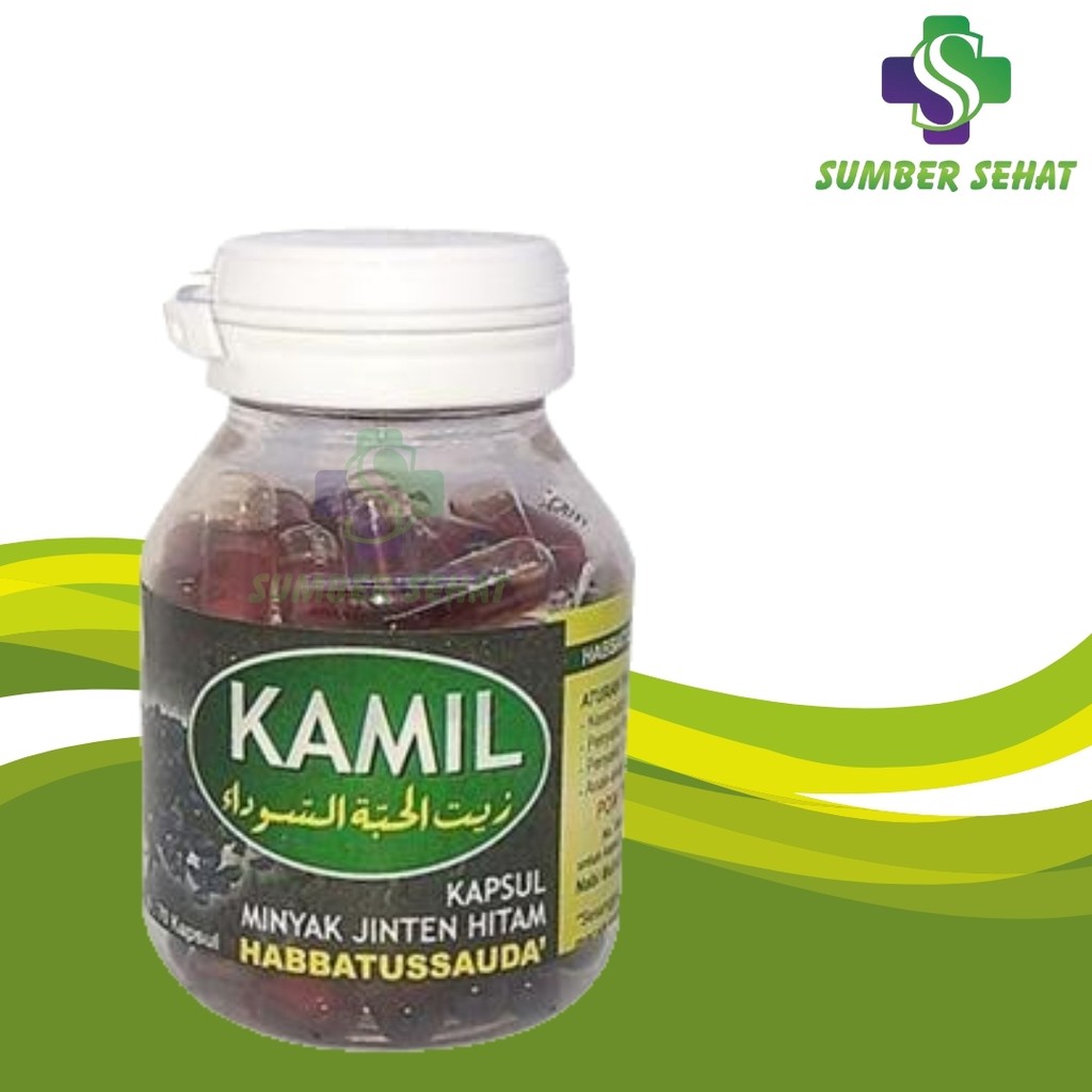 KAMIL MINYAK JINTEN HITAM BOTOL 70 KAPSUL