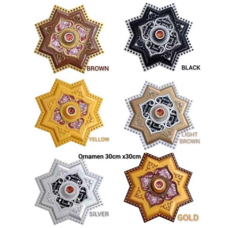 Ornamen Plafon PVC / Pitting Lampu clasik / Dudukan Lampu plafon PVC gypsum