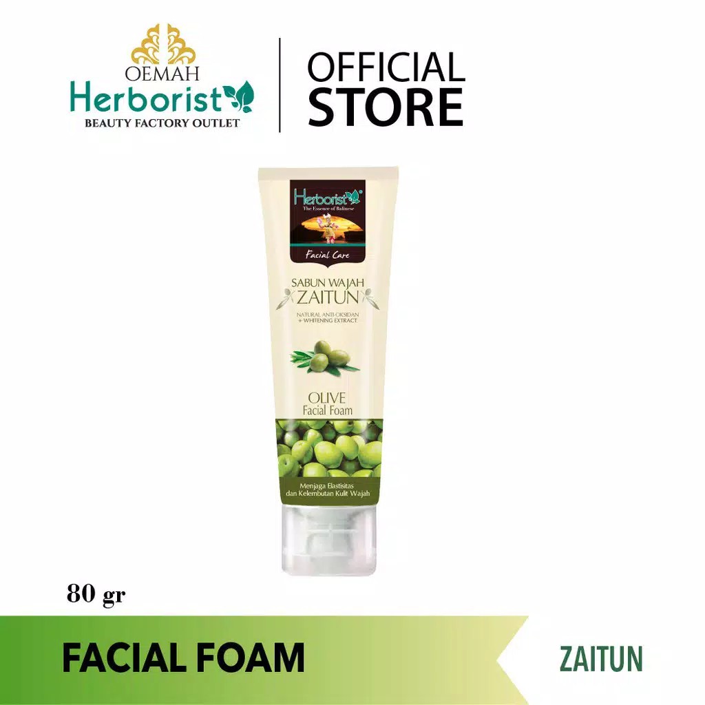 Herborist Zaitun Facial Foam - 80gr