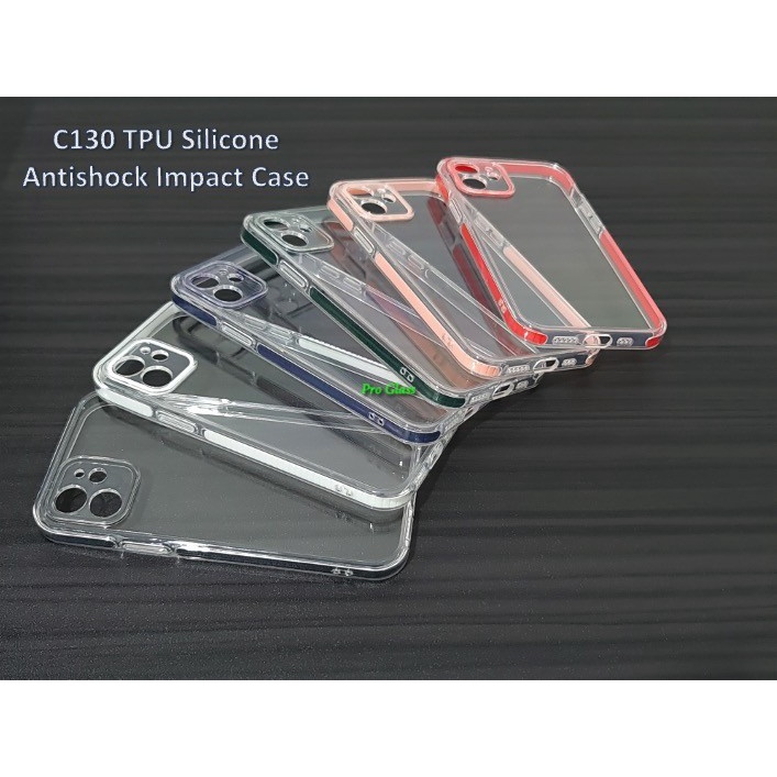 C130 Iphone 11 / 11 PRO / 11 PRO Max / 12 / 12 MINI / 12 PRO / 12 PRO MAX AntiShock Square Impact Silicone Case