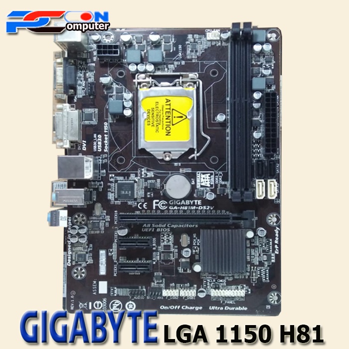 MOTHERBOARD INTEL LGA 1150 H81 GIGABYTE GA H81M SERAGAM