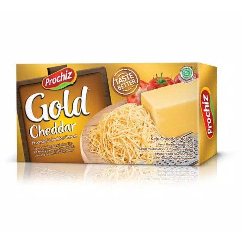 

Prochiz Gold Cheddar Keju 170gr