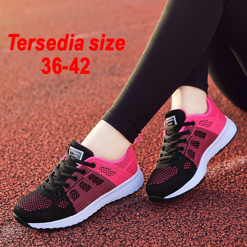 Sepatu wanita Olahraga Model korea terbaru Sepatu Sneakers Wanita Jogging Running shoes SP-008