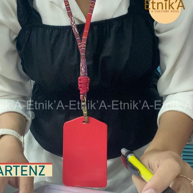

️✔️✔️ LANYARD TENUN / ID CARD HOLDER TALI grosir