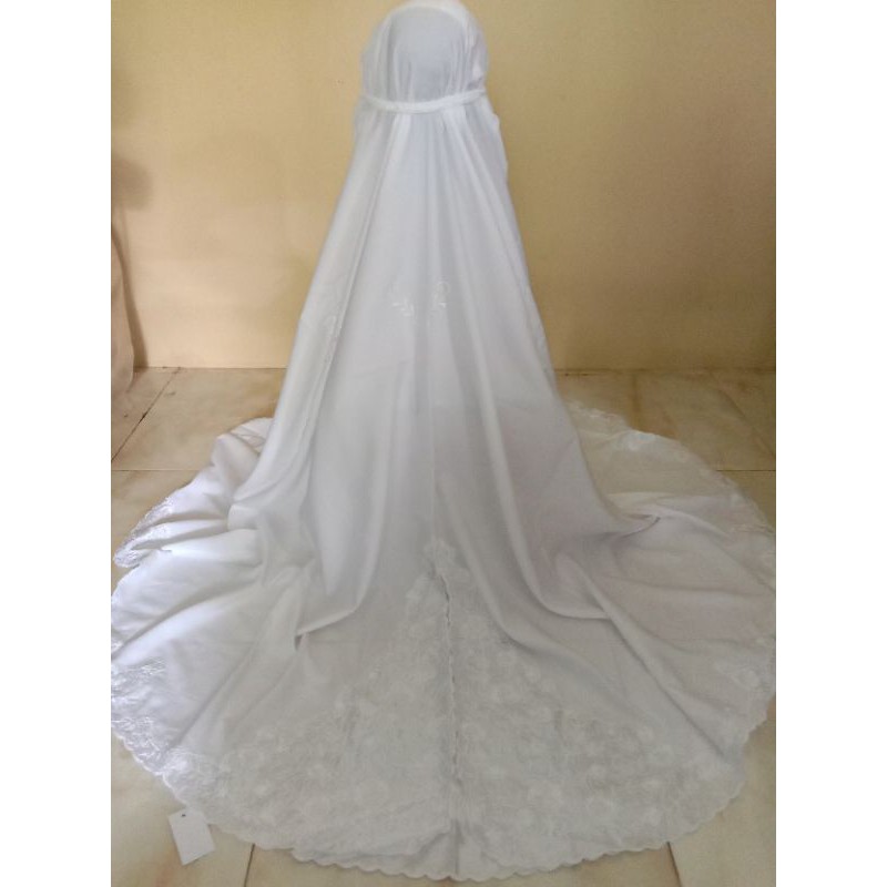 Mukena Bordir|Mukena Putih|Mukena potongan|Mukena Dewasa Remaja