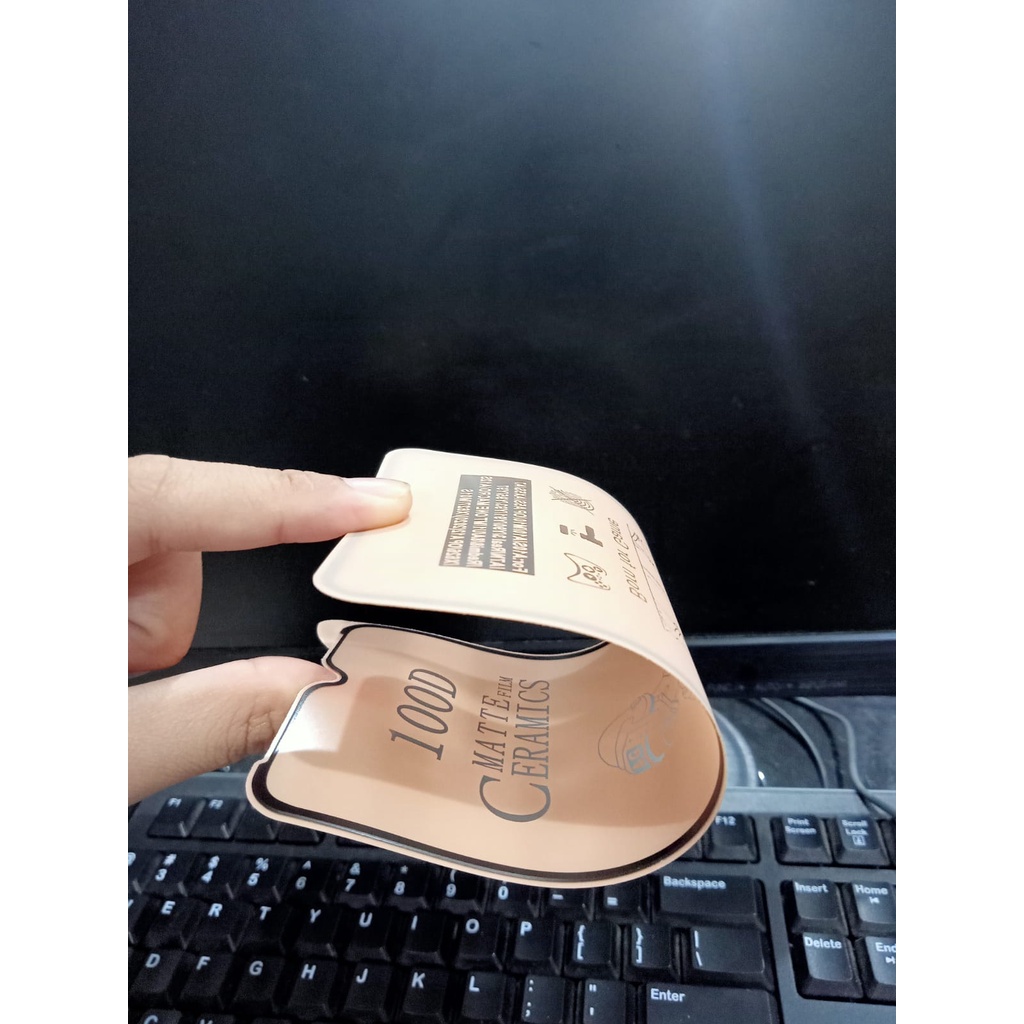 CMF Ceramic Matte Oppo A7 F9 A5S A11K A12 Full Screen Anti Gores Keramik Full Layar Anti Minyak