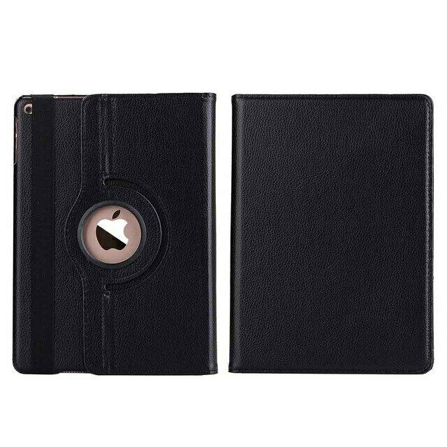 Casing Flip Case Kulit Magnetik Untuk Apple Ipad 9.7 6th 5th 2017-18, Dapat Berputar 360 Derajat