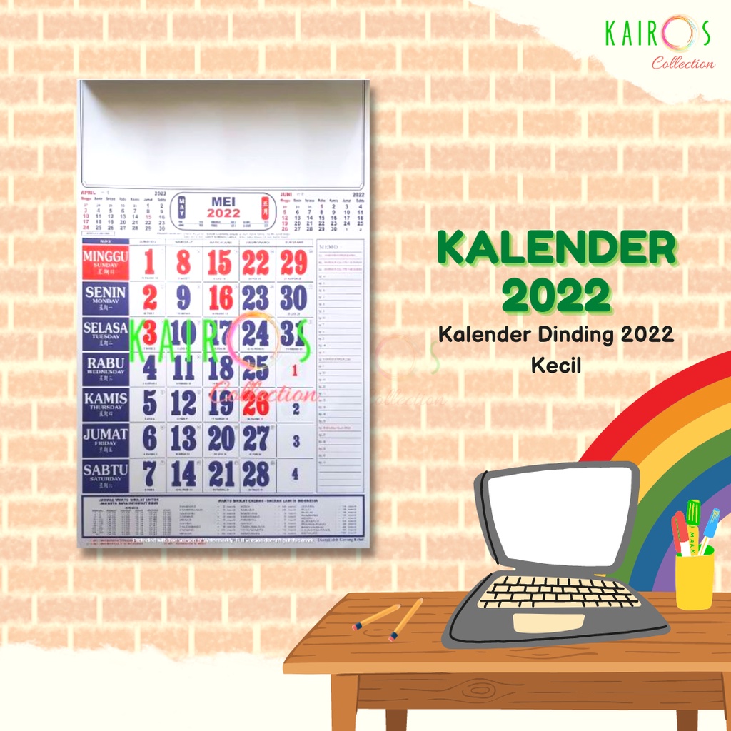 Kalender Tahun 2022 Kerja Kecil