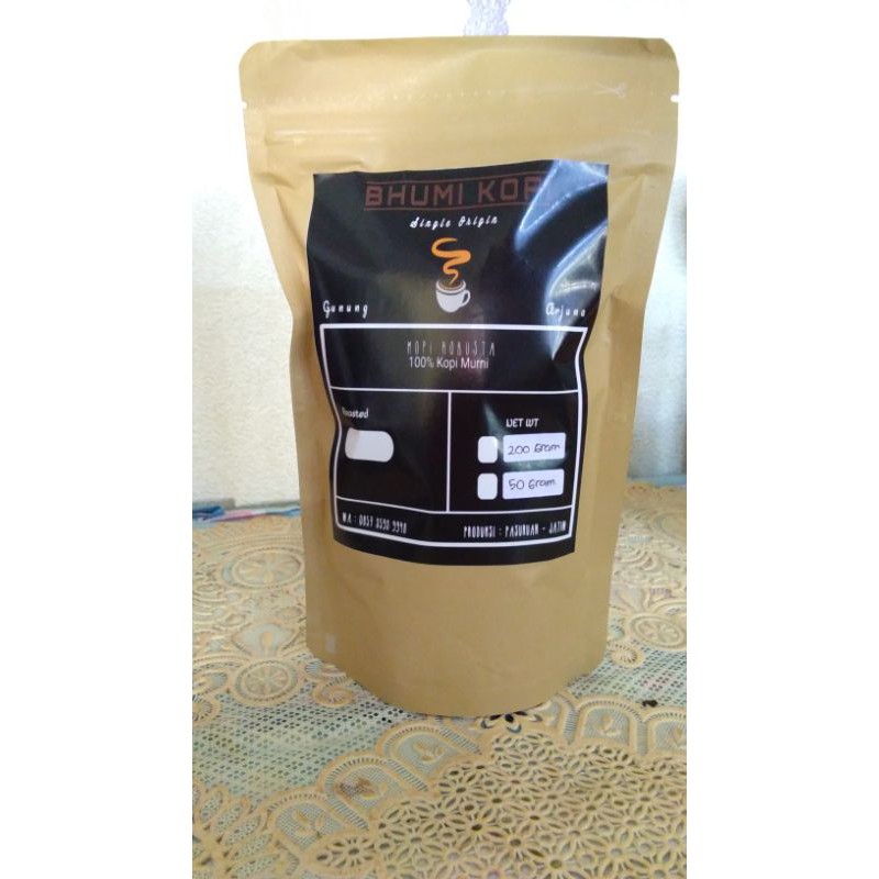 

Kopi Robusta Gunung Arjuna / 200 gr