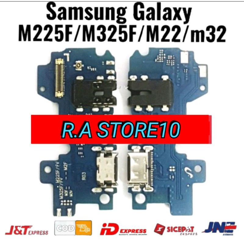 Flexible Flexibel Papan Konektor Charger Samsung Galaxy M32 M325 M325F | M22 M225 M225F Fleksibel Connector Carger Casan Cas TC Charging Original