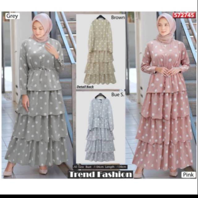 EXTU Gamis umpak polka ld 108