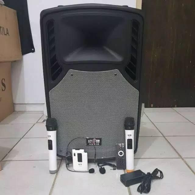 Speaker Aktif Meeting Portable 15 Inch BOB BMU-15 Original TERBAIK