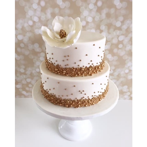 

KUE-PENGHIAS-ALAT- 10G MUTIARA PEARL GOLD MINI SPRINKLES EDIBLE CAKE KUE BANYAK EMAS KUE -ALAT-