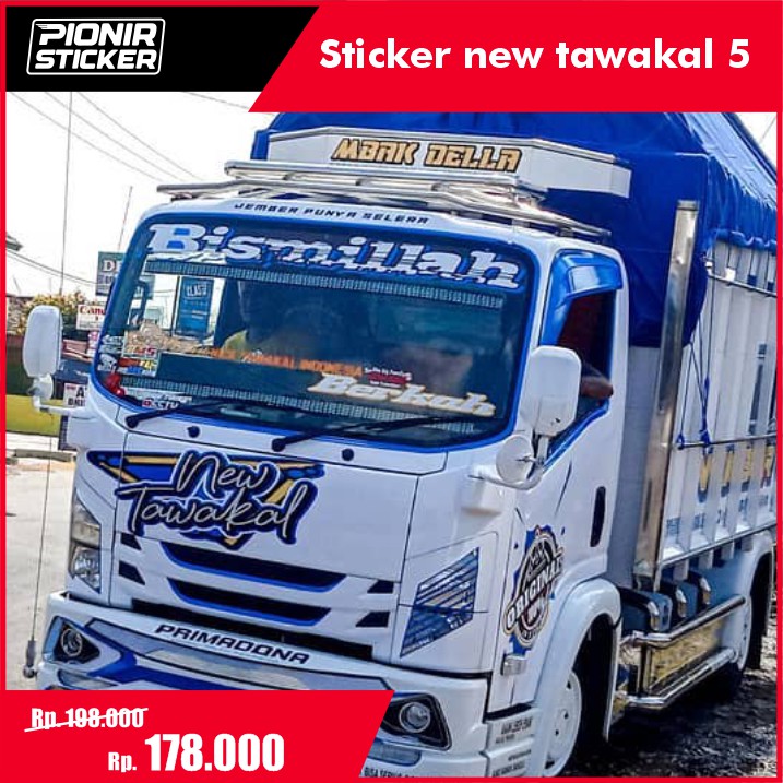 STIKER NAMA KABIN TRCUK CANTER STIKER KABIN TRUK ISUZU