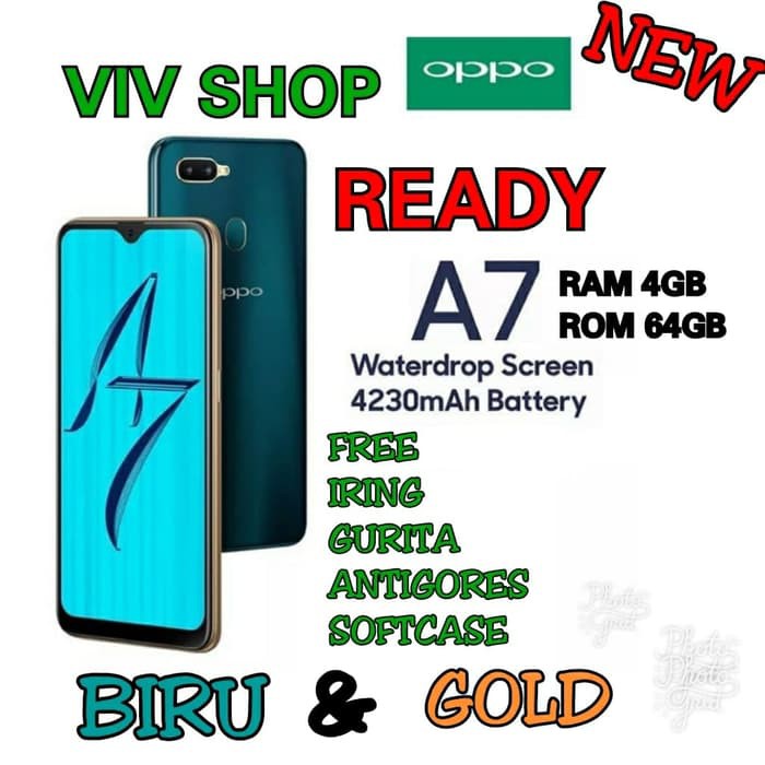 OPPO A7 RAM 4/64GB GARANSI RESMI OPPO INDONESIA