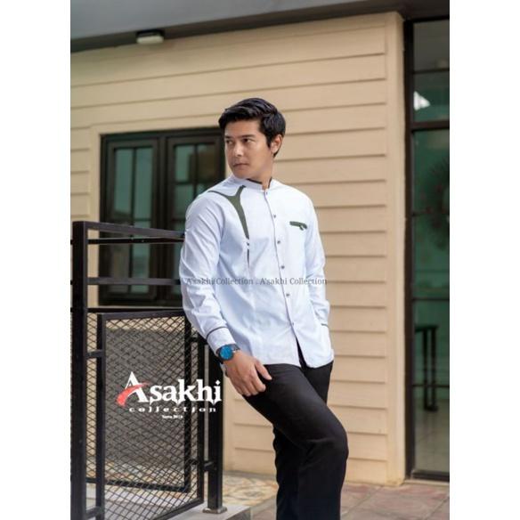 Baju Atasan Koko Pria Lengan Panjang Kemko Fashion Muslim Laki laki Rabbani Cowok Rabani Gus Azmi 02