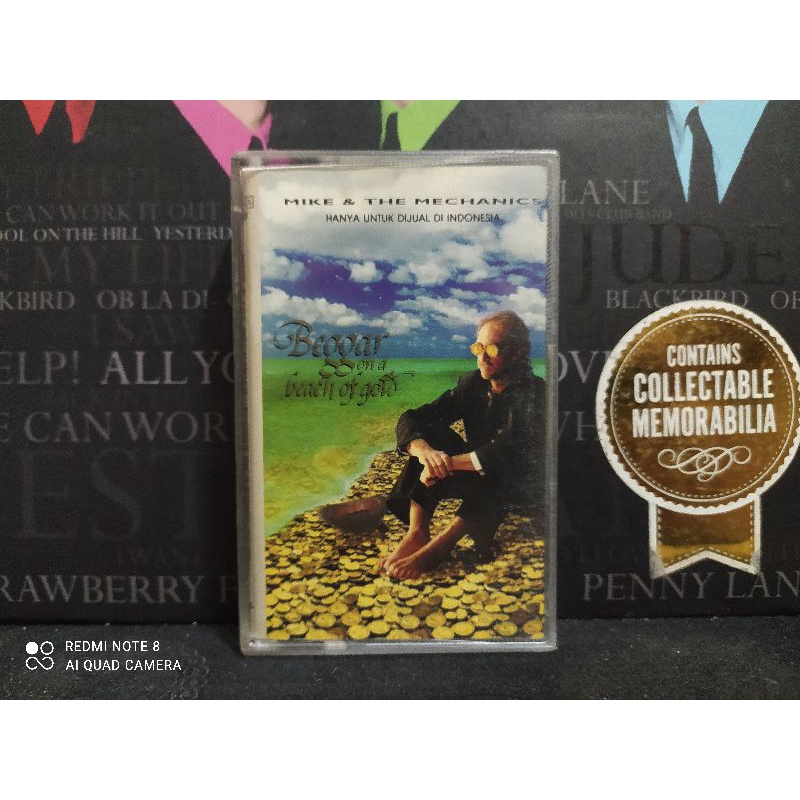 Kaset Pita : MIKE & THE MECHANICS - BEGGAR ON A BEACH OF GOLD.