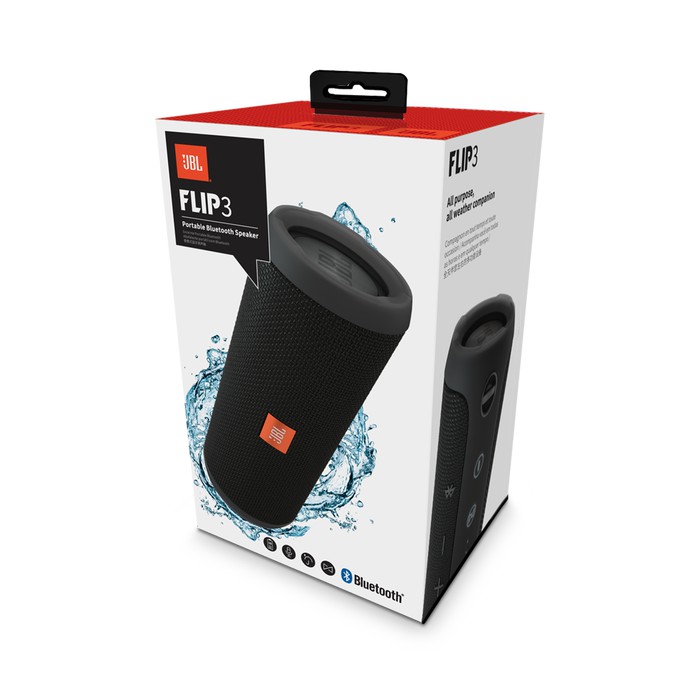 JBL Flip 3 Black ORIGINAL